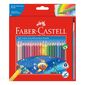 Faber-Castell Grip Watercolour Pencils 24 Pack Multicoloured