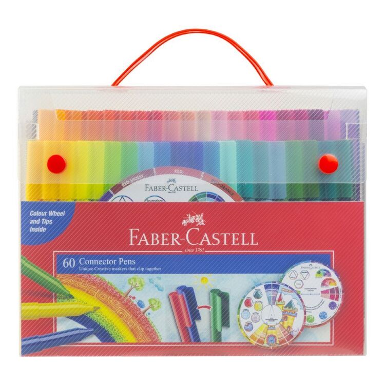 Faber Castell 60 Connector Pens Set