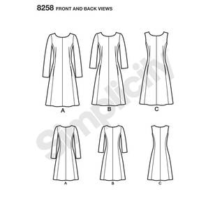 Simplicity Pattern 8258 Dress