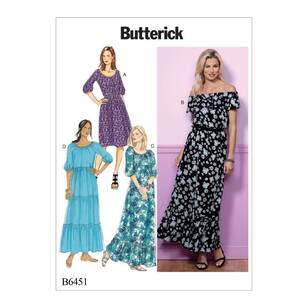 Butterick Pattern B6451 Dresses