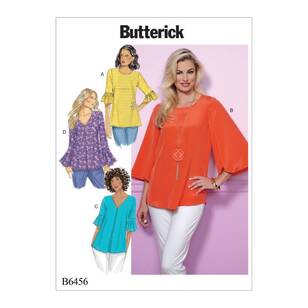 Butterick Pattern B6456 Sleeve Tops