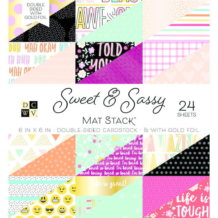 Die Cuts With A View Sweet And Sassy Stack Paper Pads
