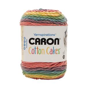 Caron Cotton Cakes Yarn Calico Flowers