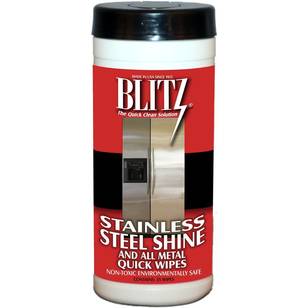 Blitz Stainless Steel And Metal Wipes Red