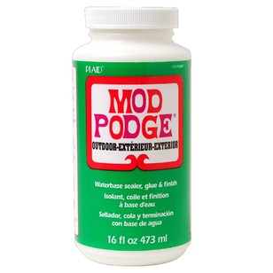 Birch Mod Podge Outdoor Decoupage Glue Green 16 oz