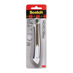 Scotch Titanium Utility Knife Silver