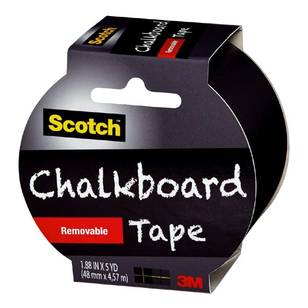 Scotch Remove Chalkboard Tape Black