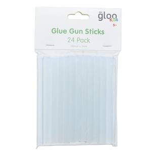 Shamrock Gloo Low Temperature Glue Gun Sticks White 7 x 100 mm