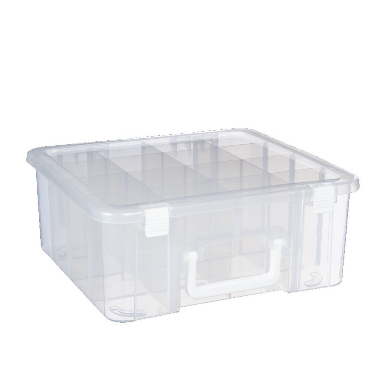 Francheville Storage Box With Dividers & Handle Natural