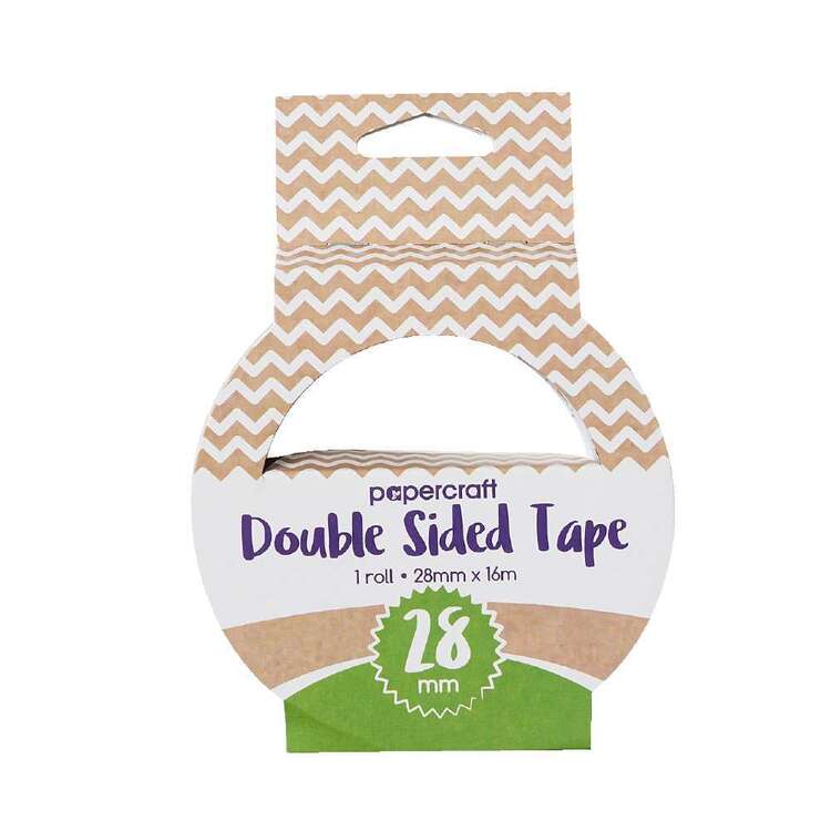 Papercraft Double Sided Adhesive Tape White 28 mm x 16 m