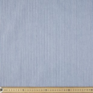 Ticking Stripe Blue & White 145 cm