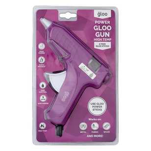 Gloo High Temperature Large Glue Gun Raspberry