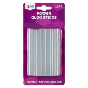 Gloo High Temperature Large Glue Sticks Clear 11 x 100 mm