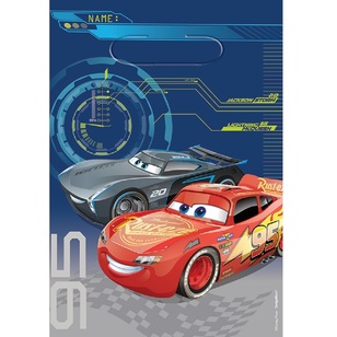Cars 3 Folded Loot Bags Red & Blue