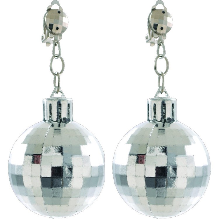 Disco Ball Costume And Jewelry Accessories Balls Bracelet Earrings Necklace  Sets