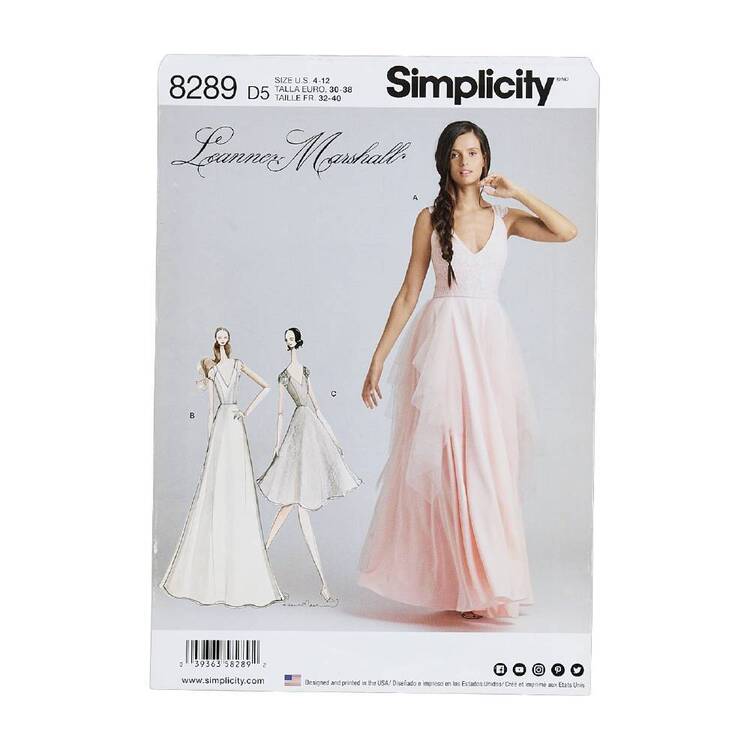 Simplicity 8289 Special Occasion Dresses Pattern Simplicity 8289 Special Occasion Dresses Pattern