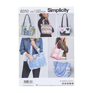 Simplicity Pattern 8310 Quilted Bags
