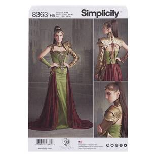 Simplicity Pattern 8363 Fantasy Ranger Costume