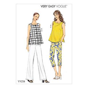 Vogue Pattern V9258 Tops & Pants
