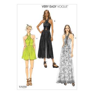 Vogue Pattern V9259 Romper & Jumpsuit