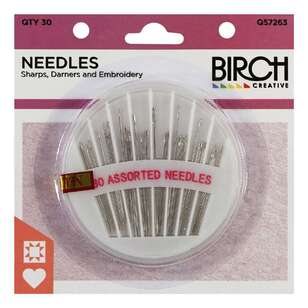 Birch Compact Mixed 30 Needle Pack Grey