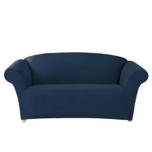 Ardor Ashton 2 Seater Couch Cover Navy 2 Seater
