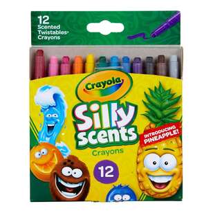 Crayola Silly Scents 12 Mini Twist Crayons Multicoloured