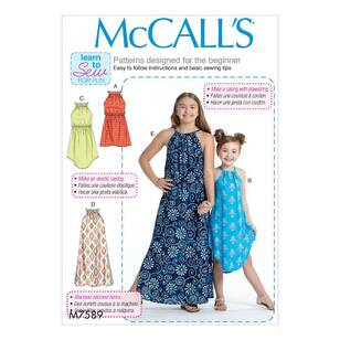 McCall's Pattern M7589 Dresses
