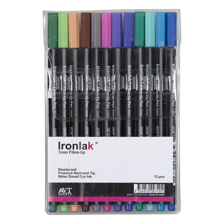 Ironlak Series 2 Fibre Tip Pen Set