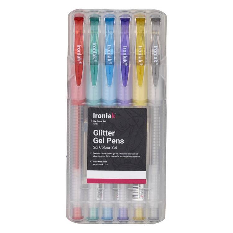 Ironlak Glitter Gel Pen Set