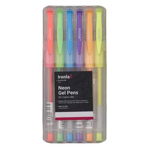 Ironlak Neon Gel Pen Set Multicoloured 14 cm