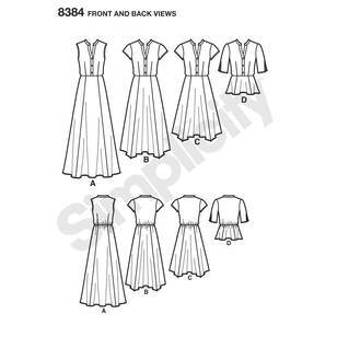 Simplicity Pattern 8384 Dress