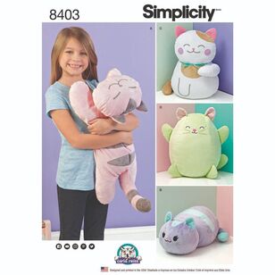 Simplicity Pattern 8403 Stuffed Kitties