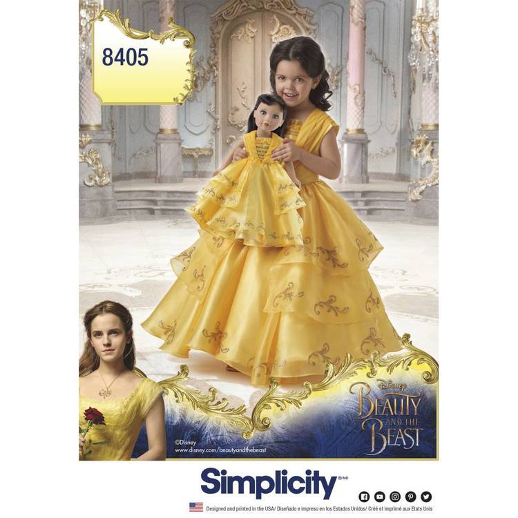 Simplicity Pattern 8405 Disney Beauty & the Beast Costume