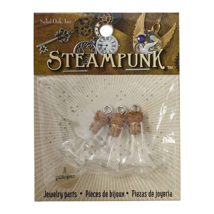 Steampunk Flasks Clear