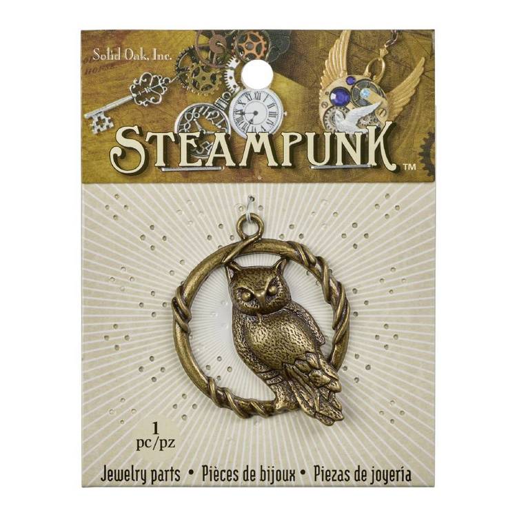 Steampunk Perched Owl
