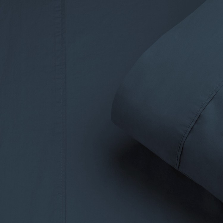 KOO 250 Thread Count Sheet Set Navy Single | Spotlight Australia