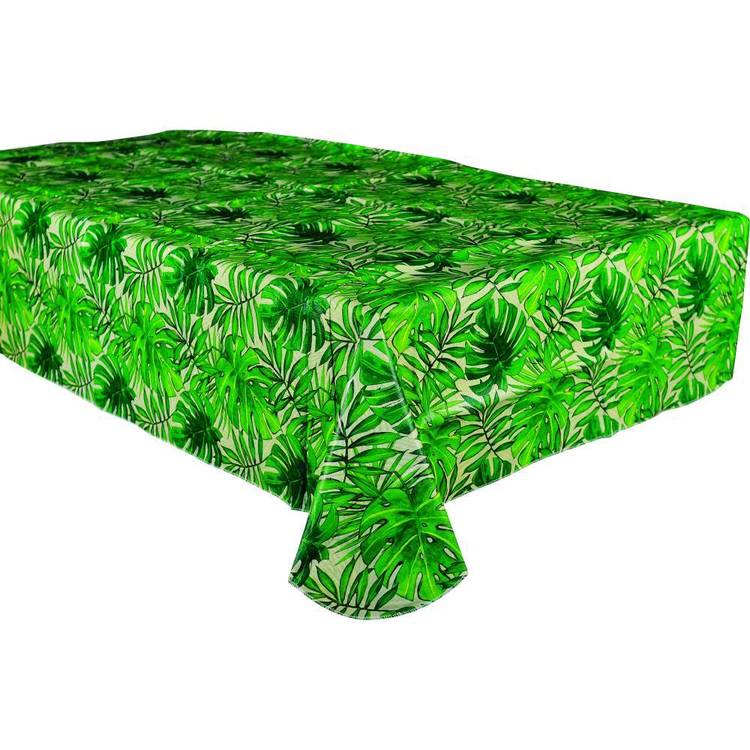 Amscan Island Palms Flannel Backed Tablecover