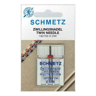 Schmetz CD 80/4 mm Twin Needle Silver 80 4 mm