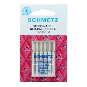 Schmetz 90/14 CD Quilting Needles Silver