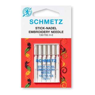 Schmetz CD Embroidery Needle Silver