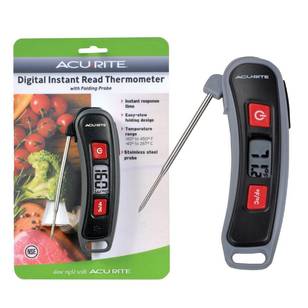 AcuRite Daily Bake Digital Instant Read Thermometer Black
