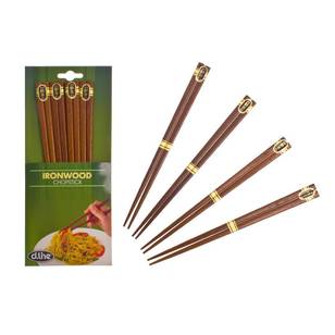 Appetito Ironwood Chopsticks Brown