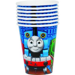 All Aboard Thomas Thomas & Friends Cups 8 Pack Blue, Green, Red & Yellow 9 oz