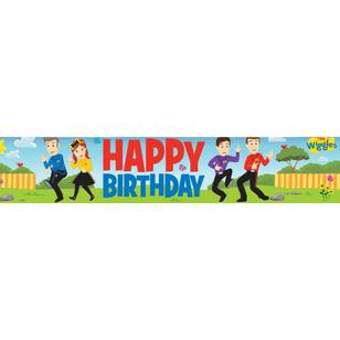 The Wiggles Banner Red, Yellow, Purple & Blue