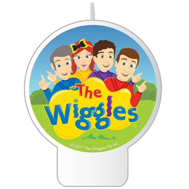 The Wiggles Candle Red, Yellow, Purple & Blue