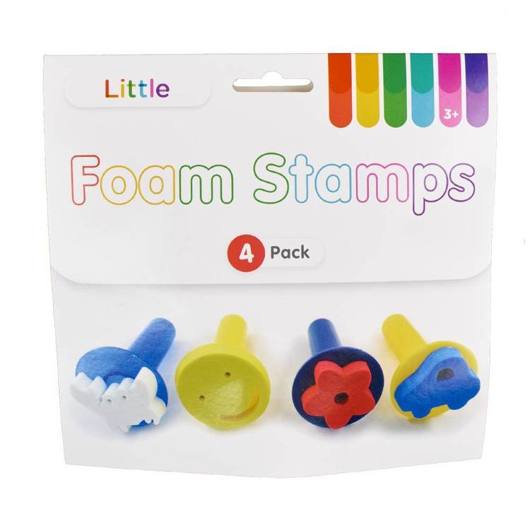 Little 4 Pack Foam Stamps
