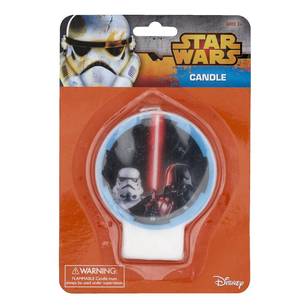 Star Wars Classic Flat Candle Blue