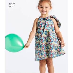 New Look Pattern 6522 Child's and Girls' Dresses and Top