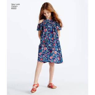 New Look Pattern 6522 Child's and Girls' Dresses and Top